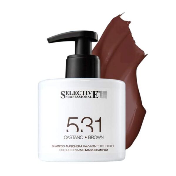 SELECTIVE 531 szampon - maska - kolor - kasztan  castano  275 ml