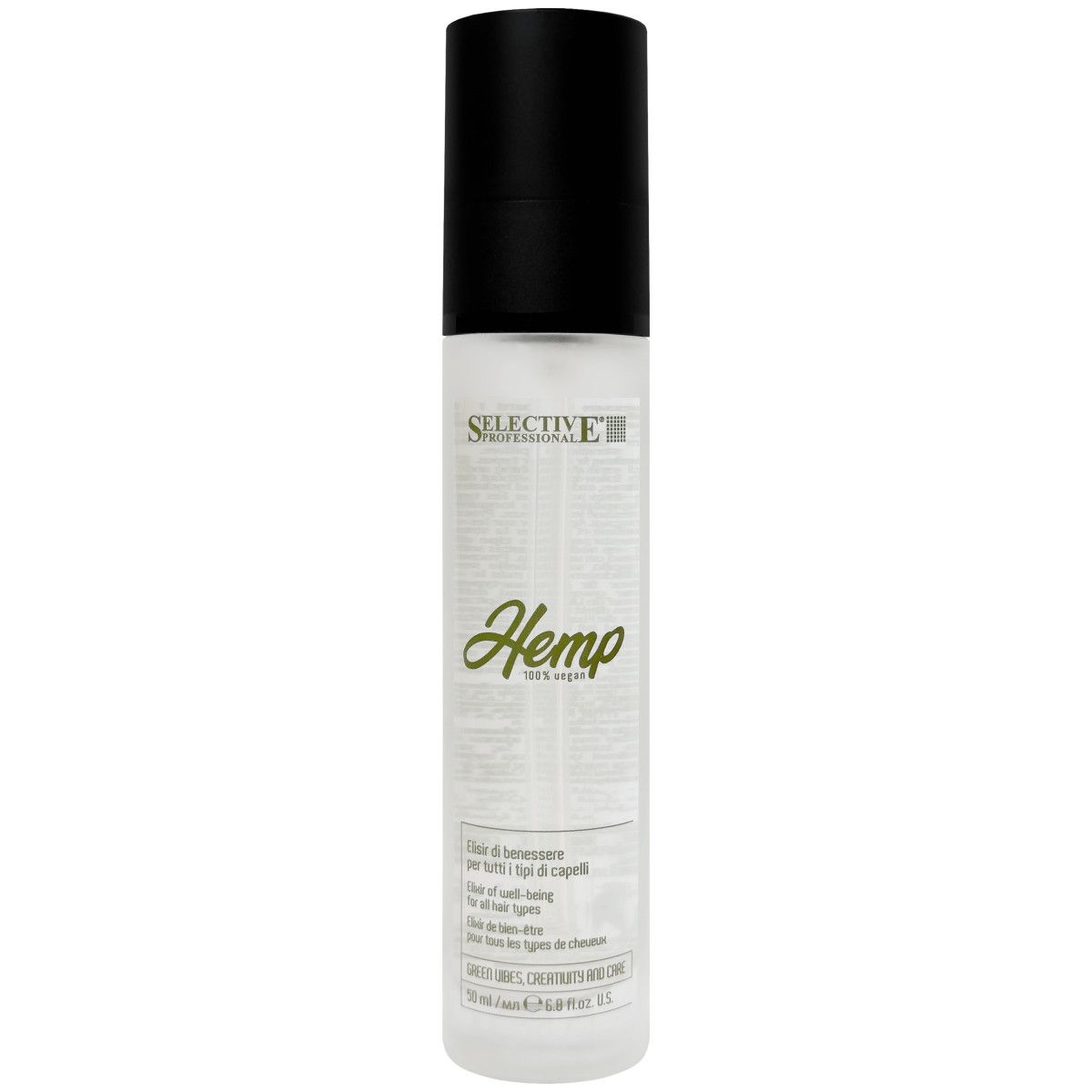 hemp-sublime-elixir-100ml-1.jpg SELECTIVE HEMP 100% Vegan Elixir - olejek do włosów z nasion konopii / 50ml - obrazek 1