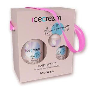 INEBRYA Hair Lift Kit - zestaw do włosów dojrzałych szampon 300ml plus odżwyka 300ml