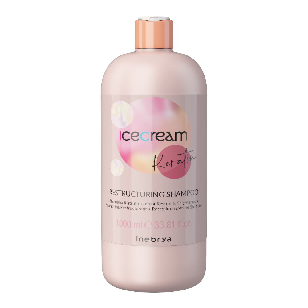 inebrya-ice-cream-keratin-shampoo-odbudowujacy-s.jpg INEBRYA Ice Cream Keratin Shampoo - odbudowujący szampon z keratyną / 1000ml - obrazek 1