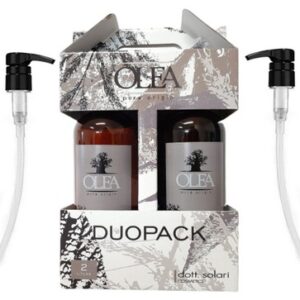 OLEA Baobab Oil Duo Pack - zestaw szampon + maska baobab + pompki / 1l