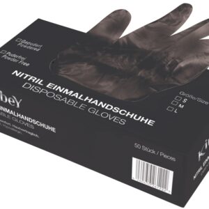 Rękawice nitrylowe - czarne /50szt