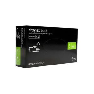 SAFEMED Rękawiczki nitrylowe - czarne /100szt