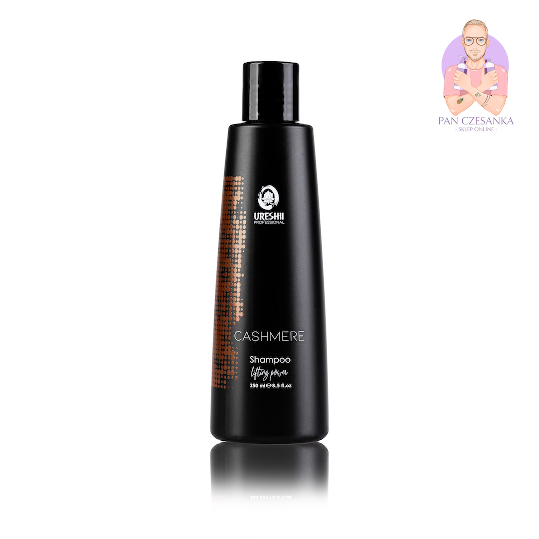 ureshi-cashmere-shampoo-szampon-z-ekstraktem-z-k.jpg URESHI Cashmere Shampoo - szampon z ekstraktem z kaszmiru / 250ml - obrazek 1