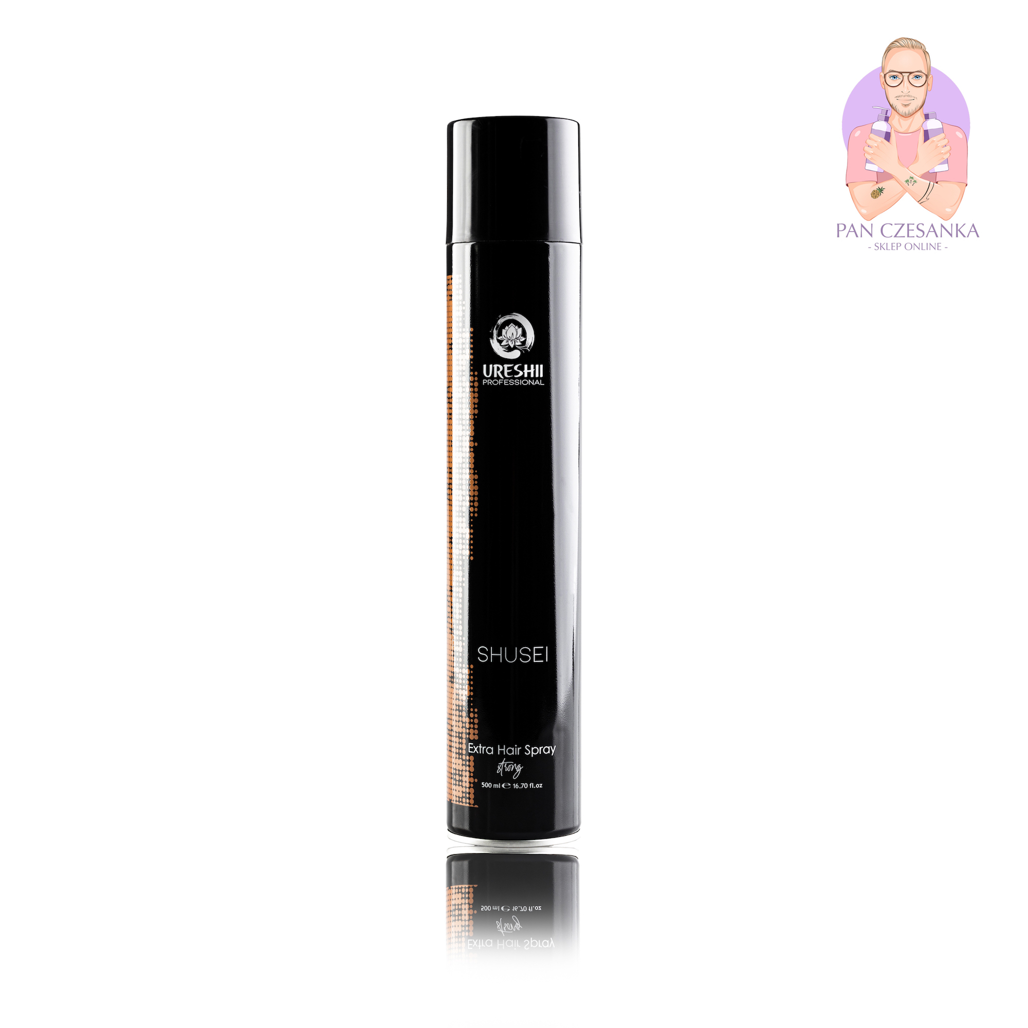 ureshi-extra-hair-spray-mocny-lakier-do-wlosow-w.jpg URESHI Extra Hair Spray - mocny lakier do włosów w sprayu/ 500ml - obrazek 1