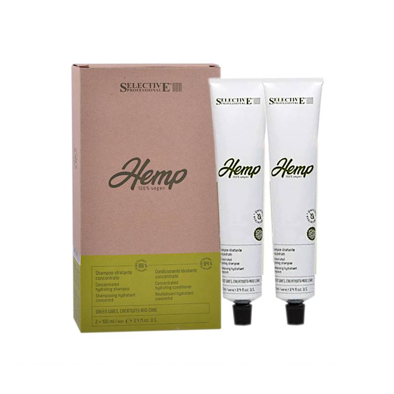 HEMP 100% Vegan Waterless Retail KIT szampon/odżywka