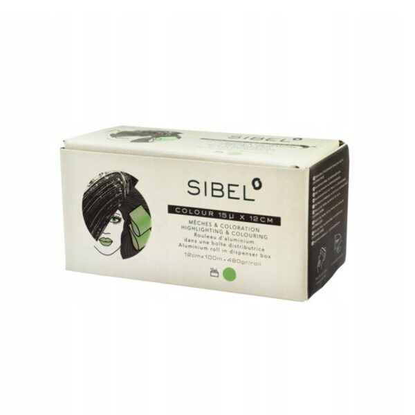 White Sibél color and highlighting kit box with an illustrated woman's face on the side