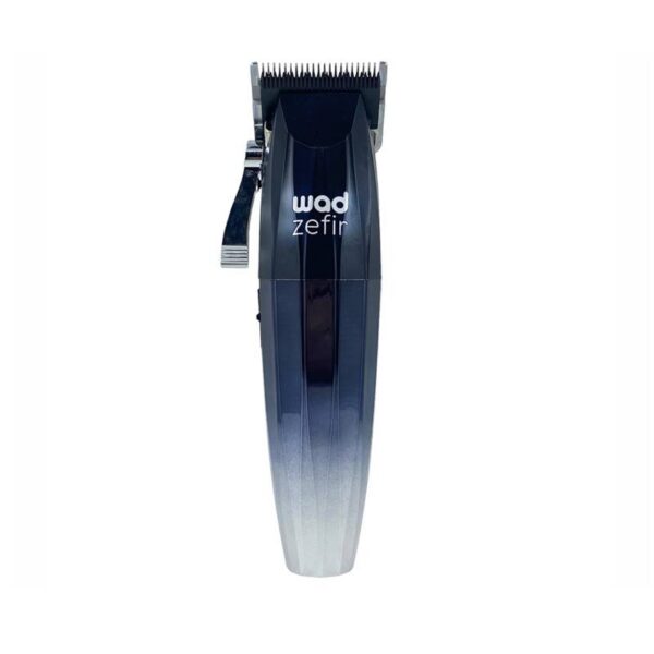 Wad Zefir electric hair trimmer with a dark blue to light gradient body and metal blade at the top.