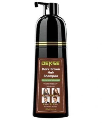 dekse-hair-shampoo-cover-dark-brown-400ml.png Dekse Hair Shampoo Cover Dark Brown /400ml - obrazek 1