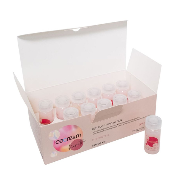 ice-cream-keratin-lotion-restrukturyzujacy-ampulki.jpg ICE CREAM Keratin Lotion Restrukturyzujący Ampułki /12x11ml NEW - obrazek 1