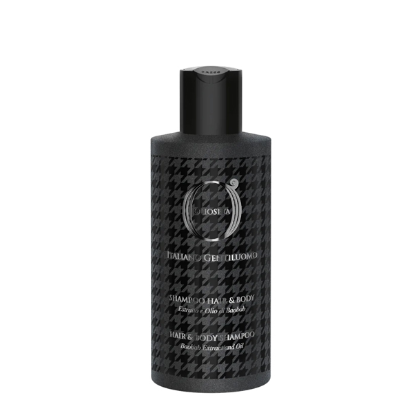 italiana-gentiluomo-hair-body-shampoo-250ml.jpg OLIOSETA Men Hair & Body Shampoo / 250ml / Barex - obrazek 1