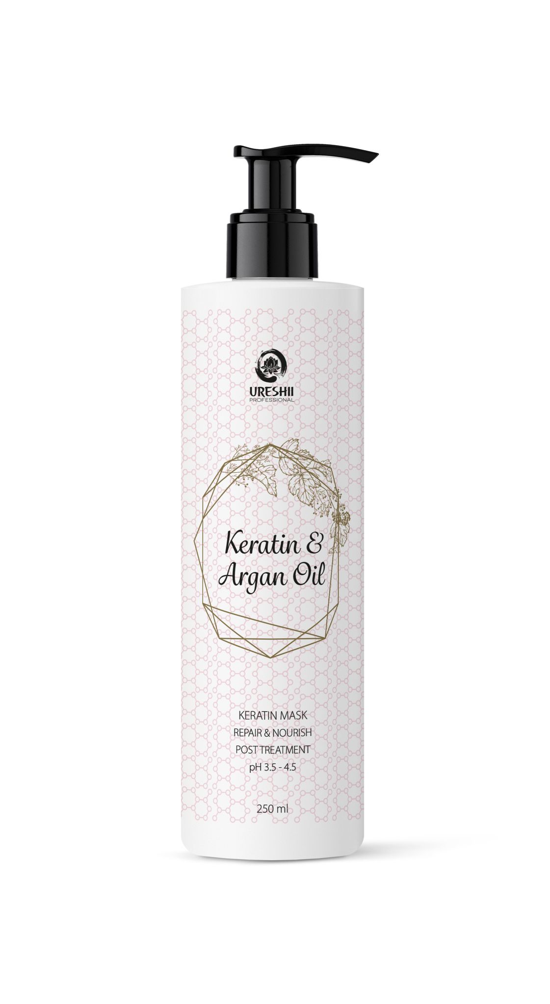 ureshii-keratin-argan-oil-mask-250ml.jpg URESHII Keratin & Argan Oil Mask /250ml - obrazek 1