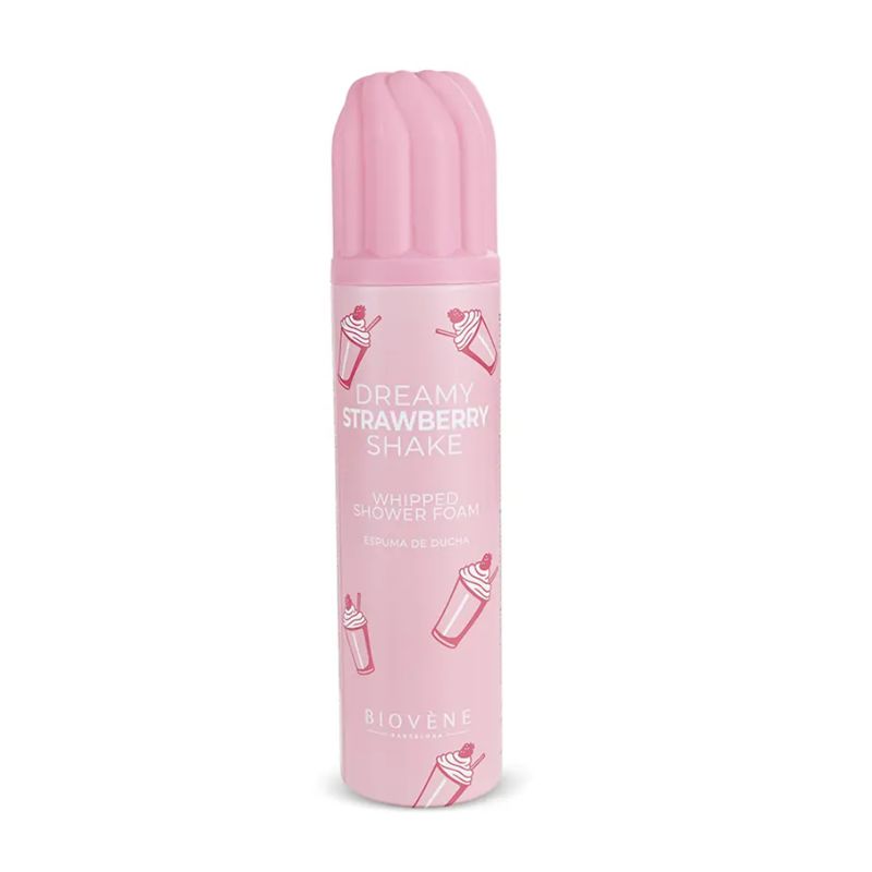 BIOVENE Dreamy Strawbery Shake - Pianka Truskawkowy Koktajl 250 ml