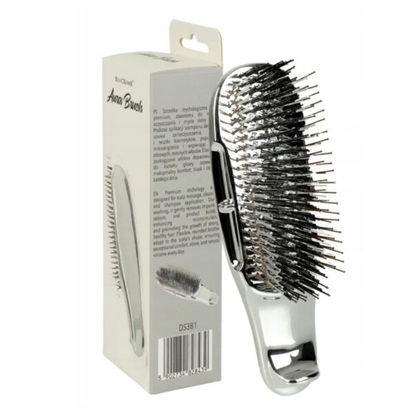 BlaCKomb Aura Brush Silver szczotka