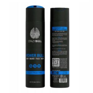 CrazyBull Power Bull Hair/Beard/Face/Body Shampoo 250ml