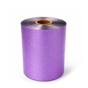 Folia do balejażu na rolce Embossed 12,7cm x 100m purple/fiolet