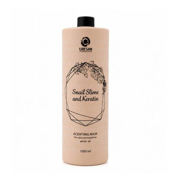 URESHII Snail Slime & Keratin Color Mask 1000ml