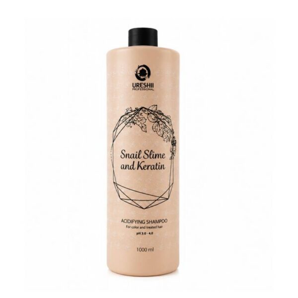 URESHII  Snail Slime & Keratin Color Shampoo  /1000ml PS050