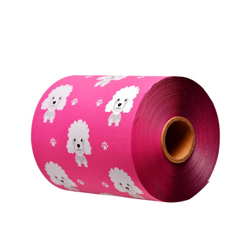 Folia do balejażu na rolce Embossed 12,7cm x 100m dog