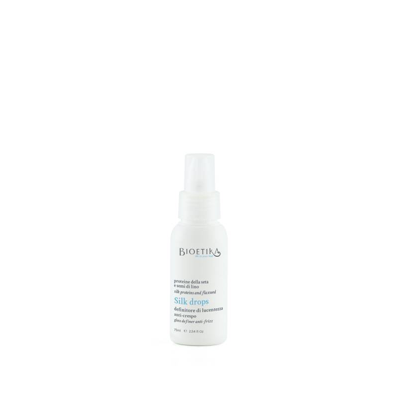 BIOETIKA Silk Drops Serum Len I – serum z proteinami jedwabiu i siemieniem lnianym / 75ml — Zdjęcie produktu 01