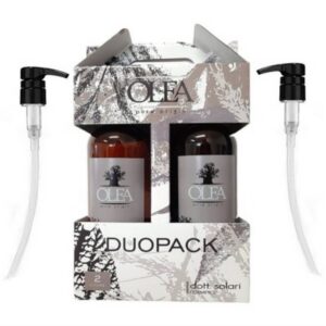 OLEA Baobab Oil Duo Pack - zestaw szampon + maska baobab + pompki / 1l