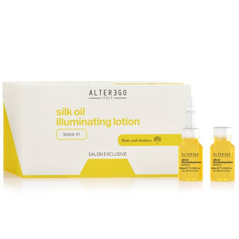 Alter Ego Silk Oil Illuminating – kuracja rozświetlająca bez spłukiwania / 12x10ml — Zdjęcie produktu 01