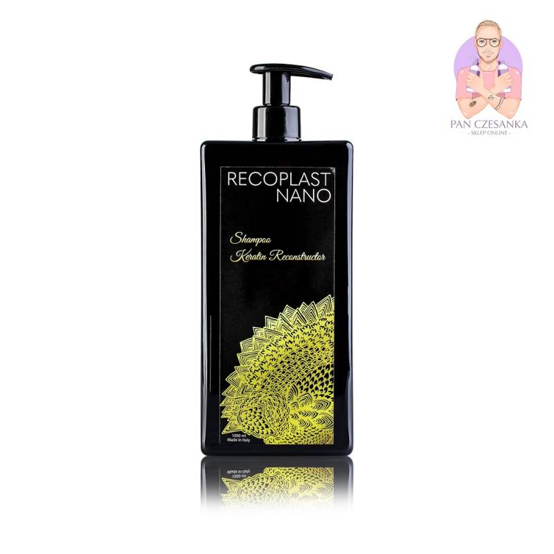 RECOPLAST Nano Keratin Shampoo - wygładzający szampon pozabiegowy / 1000ml