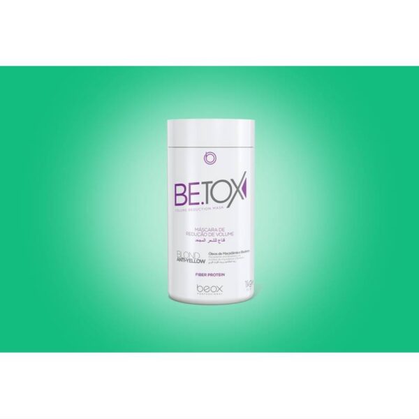 BEOX Be.Tox Blond Anti-Yellow – zabiegowa tonujaca maska botoks dla włosów blond / 1000ml — Zdjęcie produktu 01