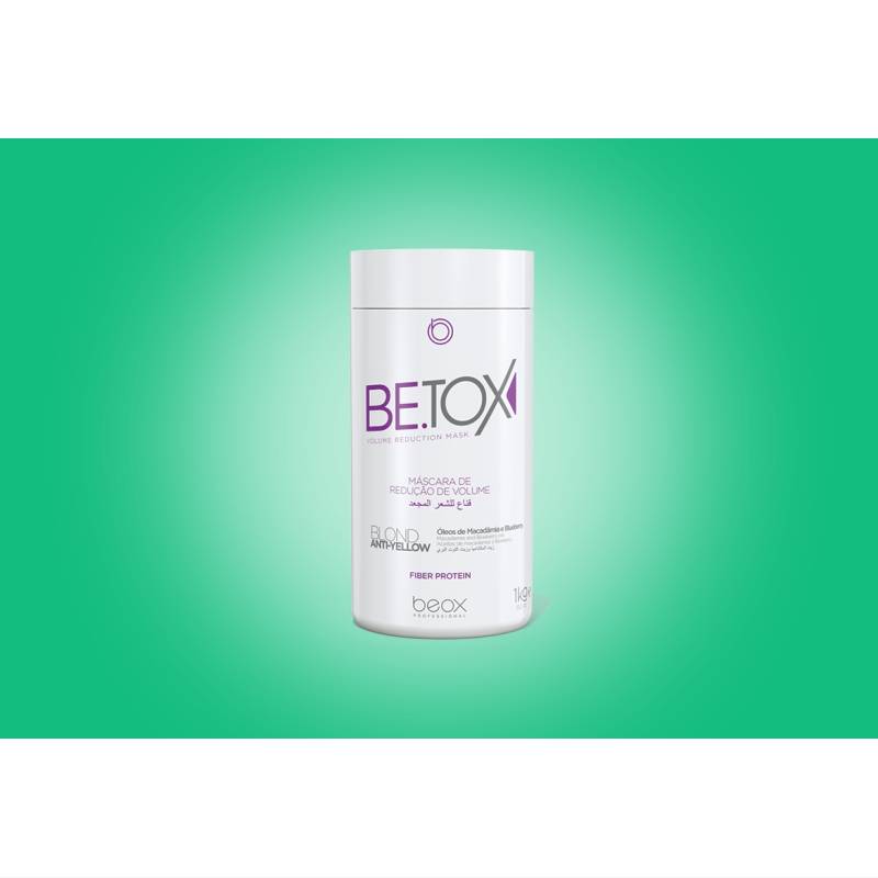 BEOX Be.Tox Blond Anti-Yellow – zabiegowa tonujaca maska botoks dla włosów blond / 1000ml — Zdjęcie produktu 01