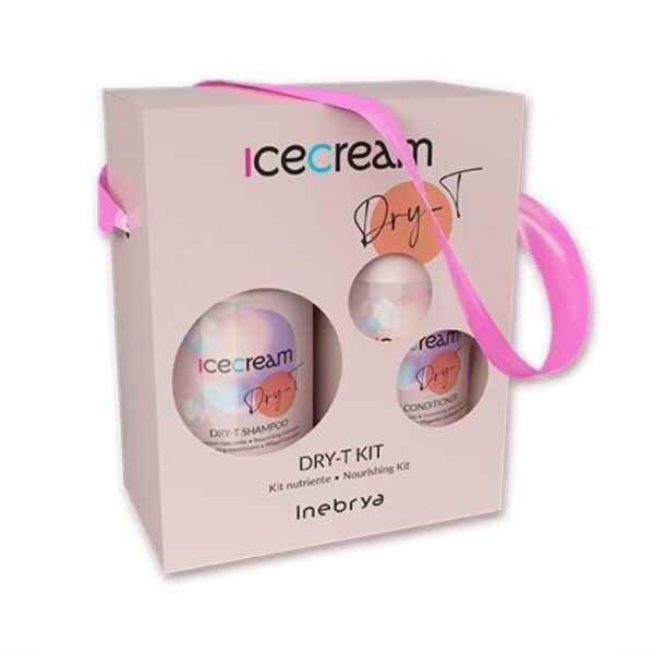 Inebrya Dry-t KIT – zestaw nawilżający szampon plus odżywka / 300ml + 300ml — Zdjęcie produktu 01
