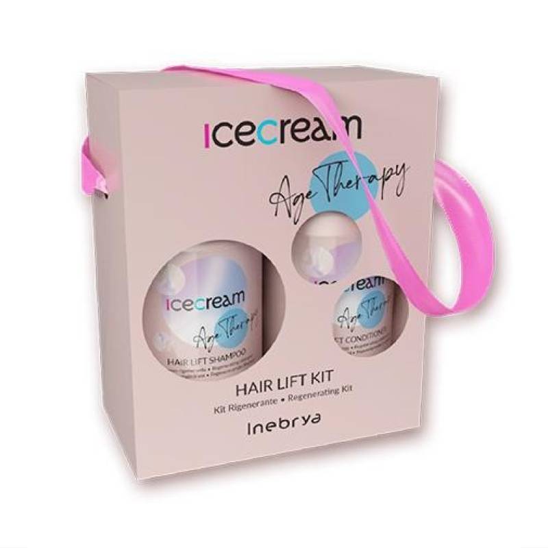 INEBRYA Hair Lift Kit – zestaw do włosów dojrzałych szampon 300ml plus odżwyka 300ml — Zdjęcie produktu 01