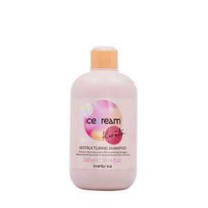 INEBRYA Ice Cream Keratin Shampoo - odbudowujący szampon z keratyną 300 ml