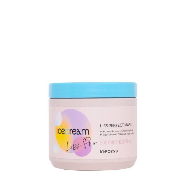 INEBRYA Ice Cream liss Perfect Mask – maska wygładzająca / 500ml — Zdjęcie produktu 01