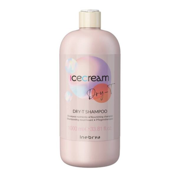 INEBRYA Ice Cream Dry-T Shampoo – szampon intensywnie nawilżający / 1000ml — Zdjęcie produktu 01