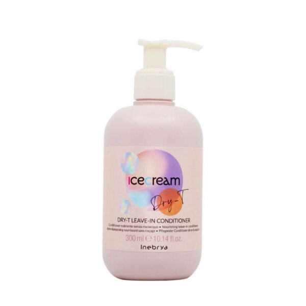 INEBRYA Ice Cream Dry-T Leave in Conditioner – nawilżająca odżywka bez spłukiwania / 300ml — Zdjęcie produktu 01