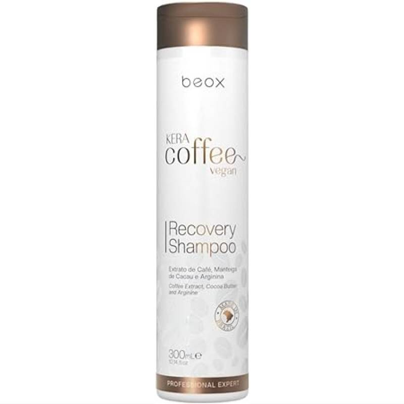 BEOX KeraCoffee Recovery Vegan Shampoo - szampon pozabiegowy po keratynowym prostowaniu / 300ml