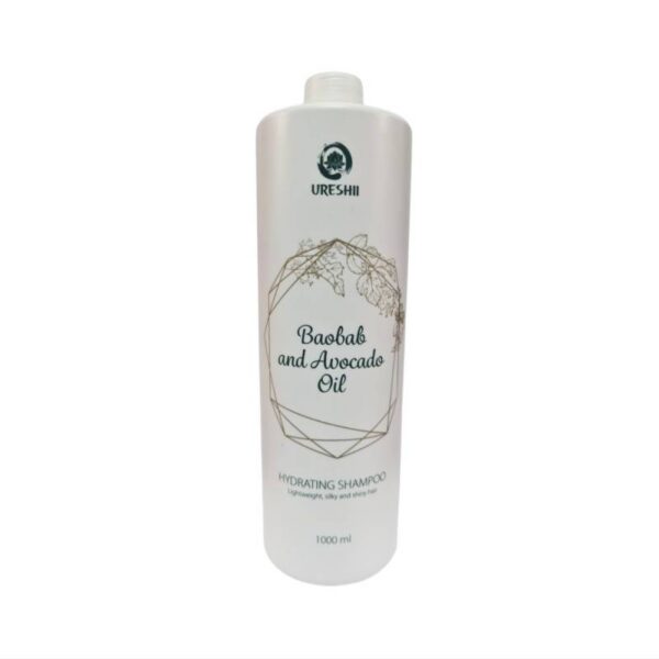 URESHI Baobab & Avocado Oil Hydrating Shampoo – szampon nawilżający z bobabem i awokado / 1000ml — Zdjęcie produktu 01