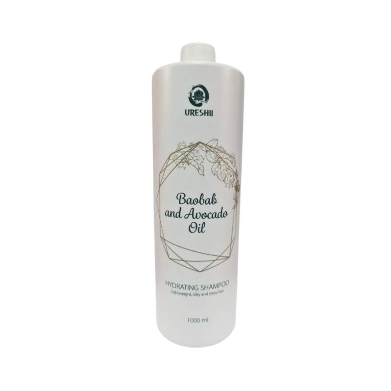 URESHI Baobab & Avocado Oil Hydrating Shampoo - szampon nawilżający z bobabem i awokado / 1000ml