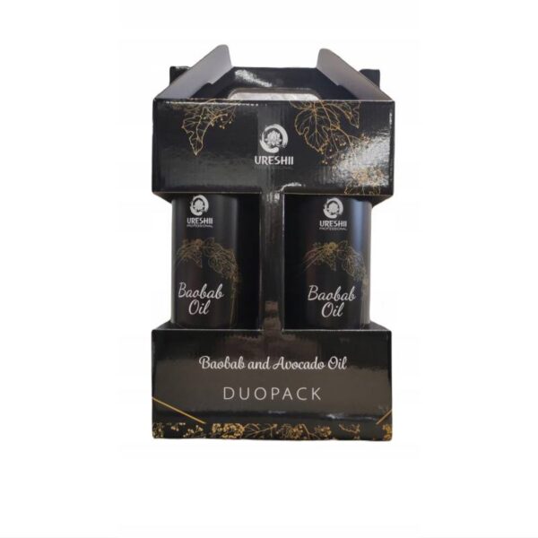 URESHI Baobab Oil Repair Duo Pack – szampon + maska baobab oil / 2 x 1000ml — Zdjęcie produktu 01