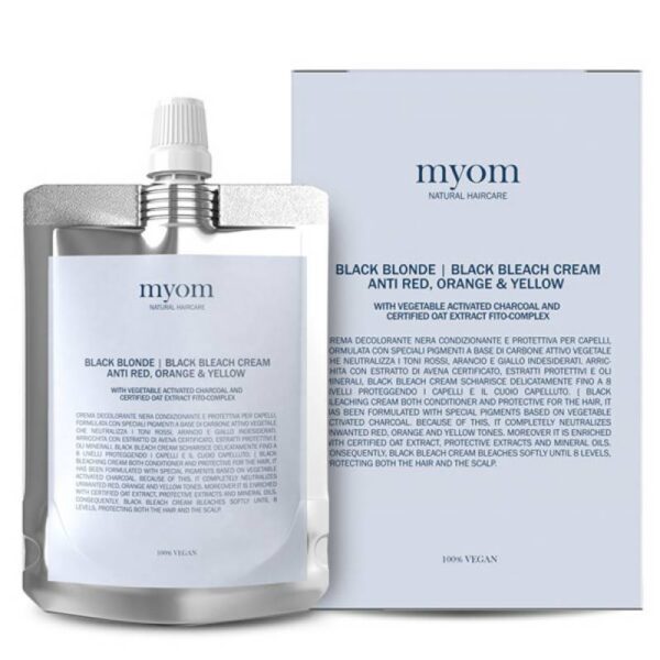 MYOM Black Blonde Bleach Cream – krem rozjaśniający / 250gr — Zdjęcie produktu 01