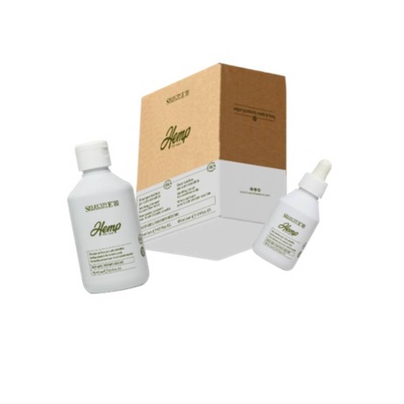 SELECTIVE HEMP Lenitive Kit - zestaw do suchej, podrażnionej skóry głowy, szampon + serum / 250 ml + 100 ml