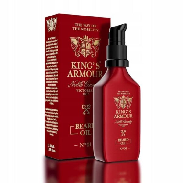 King’s Armour Beard Oil Noble – olejek do brody / 50ml — Zdjęcie produktu 01