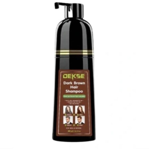 Dekse Hair Shampoo Cover Dark Brown /400ml — Zdjęcie produktu 01