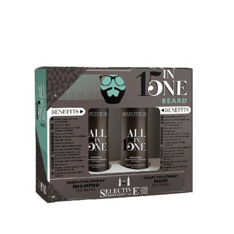 FOR MAN Beard - Zestaw 15w1 Szamp.+Maska /2 x 100ml