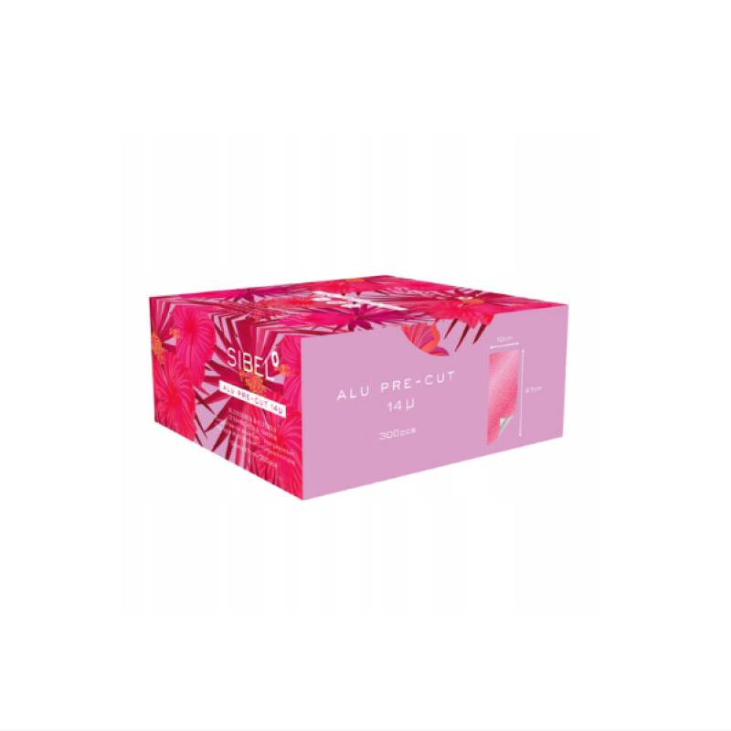 SIBEL Folia do balejażu 12 x 27 cm/300szt pink ref.4336233 NEW