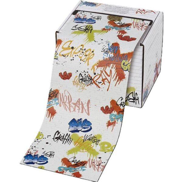 SIBEL Folia do balejażu na rolce Embossed 12,7cm x 97m graffiti ref.P005580 — Zdjęcie produktu 01