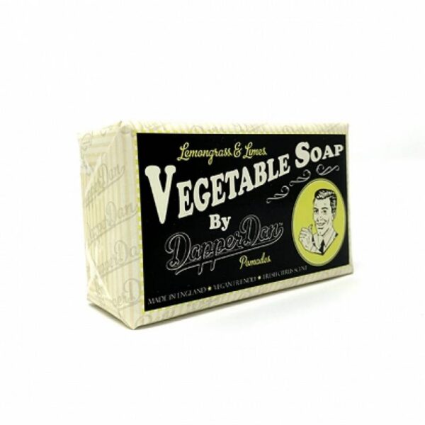 DAPPER DAN Lemongrass&Limes Vegetable Soap – Mydło /190g — Zdjęcie produktu 01