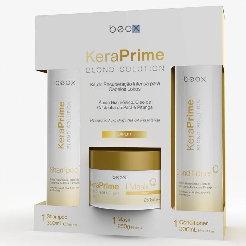 BEOX KeraPrime Amino Liss Blond Solution Kit Home