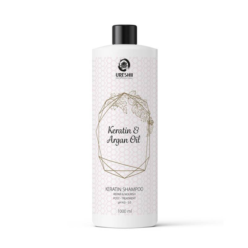 URESHII Keratin & Argan Oil Shampoo /1000ml