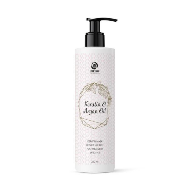 URESHII Keratin & Argan Oil Mask /250ml — Zdjęcie produktu 01